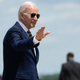 US President Joe Biden arrives to board Air Force One prior to departure from Joint Base Andrews in Maryland, May 19, 2022, as he travels to South Korea and Japan on his first trip to Asia as President.